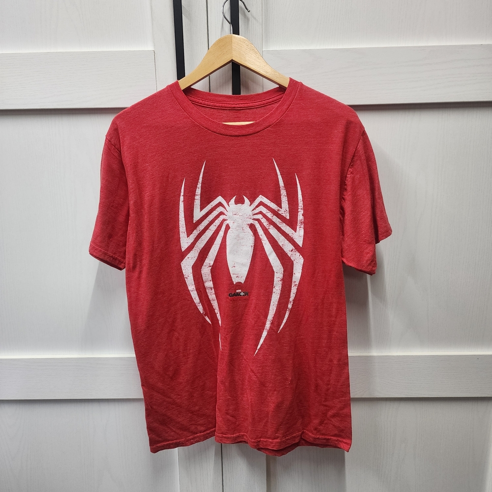 Marvel Red Spider Logo Short Sleeve Tee